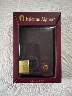 Vintage NWT Etienne Aigner mini address book